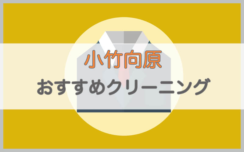 小竹向原のおすすめクリーニング